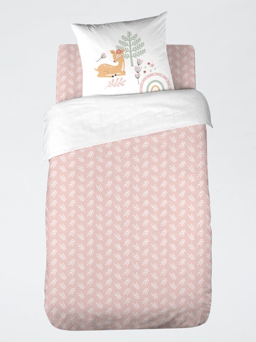 Juego de cama individual 140 x 200 cm - Kiabi Juego de cama individual 140 x 200 cm - Kiabi