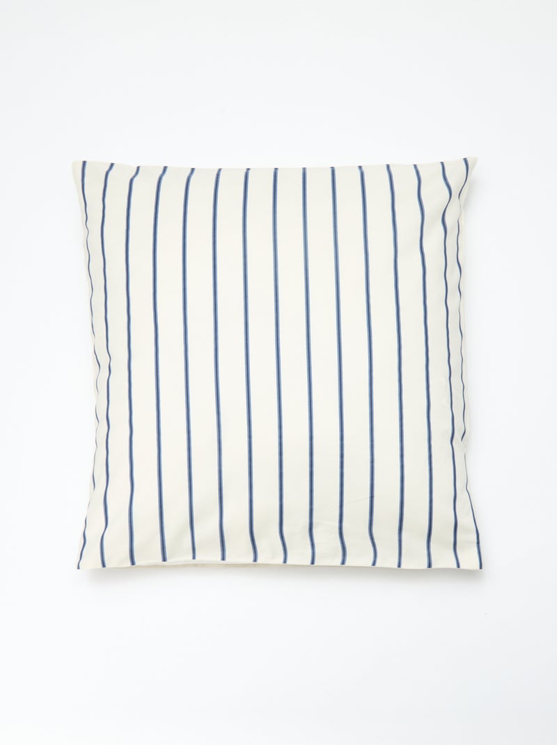 Juego de cama individual (140 x 200cm) de algodón 57 hilos - Kiabi Home Azul - Kiabi