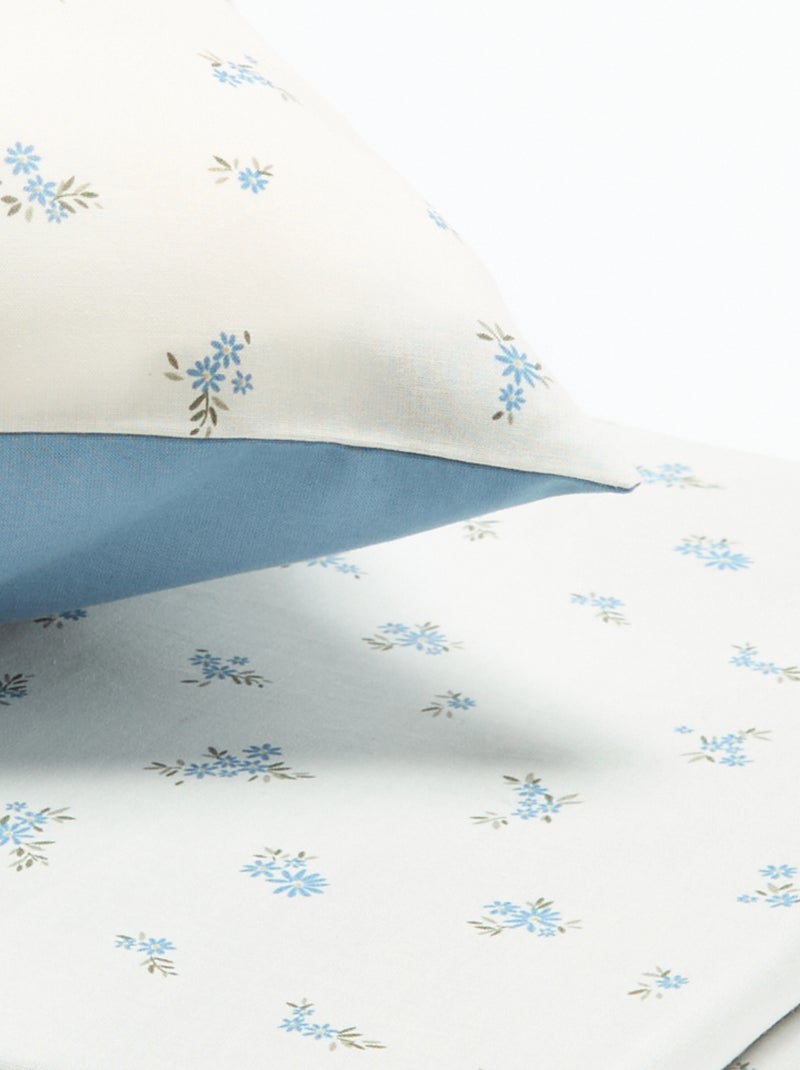 Juego de cama individual (150 x 220 cm) - Kiabi Home Azul - Kiabi