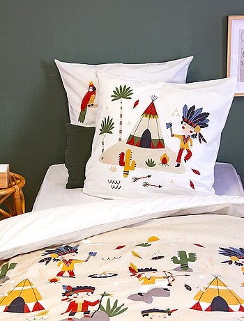 Juego de cama individual de 2 piezas - 1 funda nórdica + 1 funda de almohada