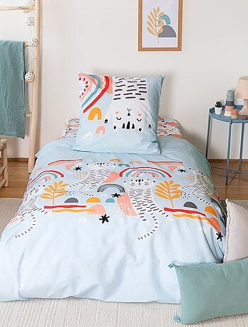 Juego de cama individual de 2 piezas - Funda nórdica + 1 funda de almohada