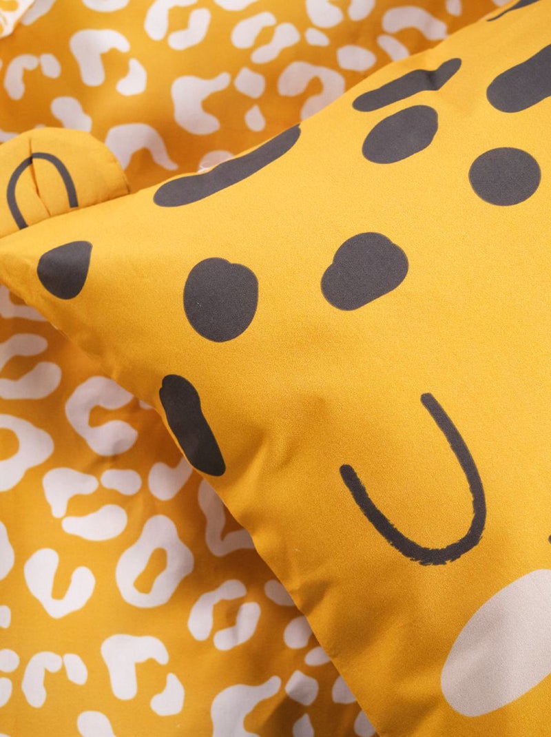 Juego de cama individual de 2 piezas funda nórdica + funda de almohada Amarillo - Kiabi