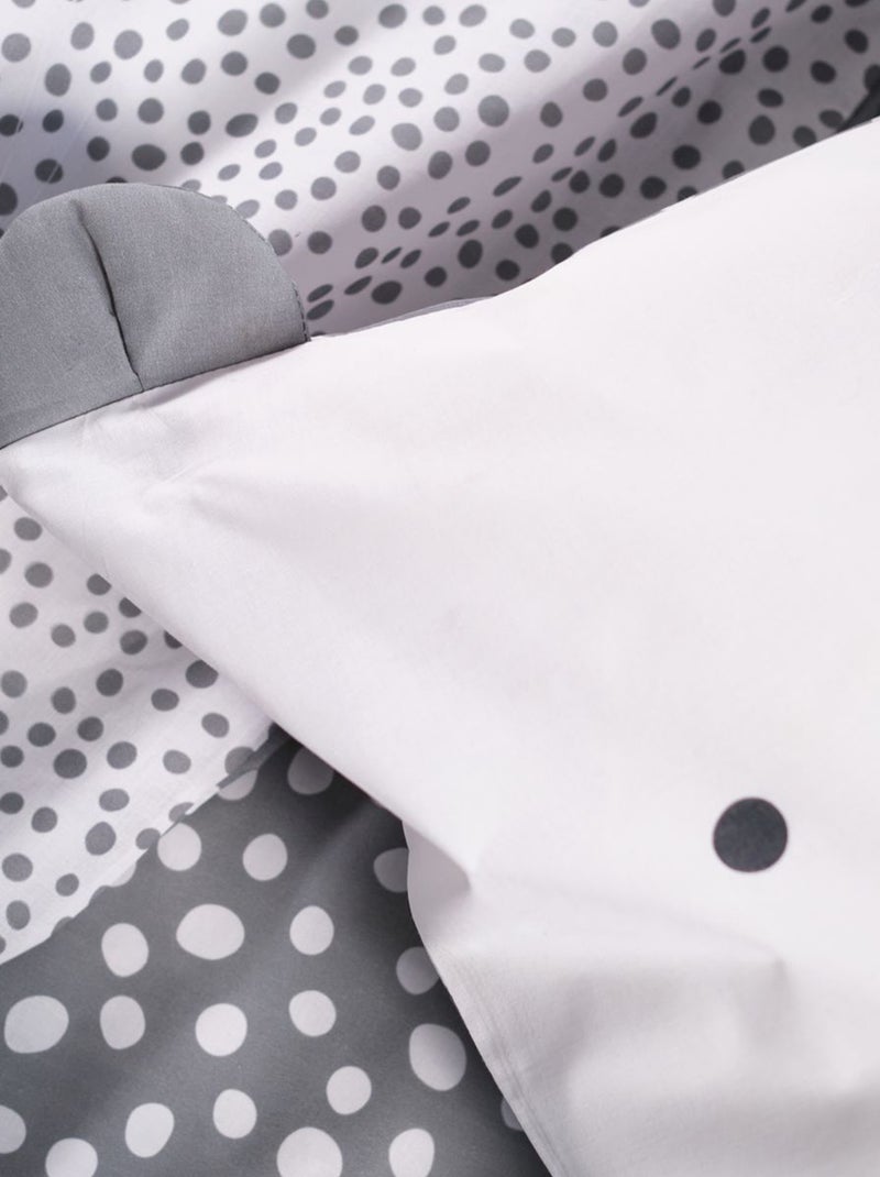 Juego de cama individual de 2 piezas Gris - Kiabi