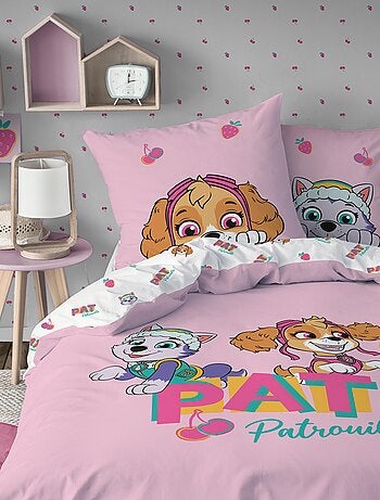 Juego de cama individual de 2 piezas 'Patrulla Canina': funda nórdica + funda de almohada
