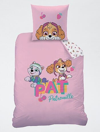 Juego de cama individual de 2 piezas 'Patrulla Canina': funda nórdica + funda de almohada