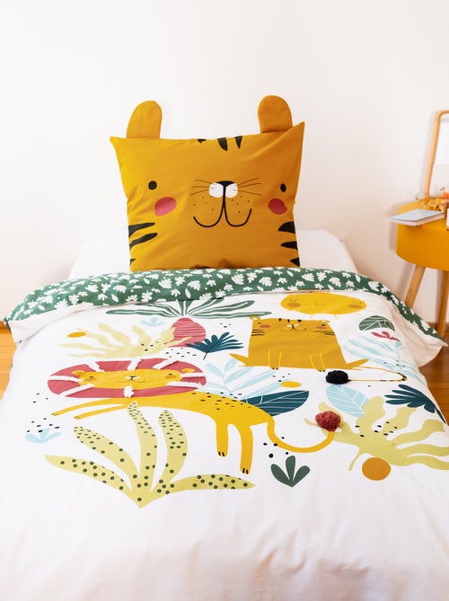 Juego de cama individual estampado - Kiabi