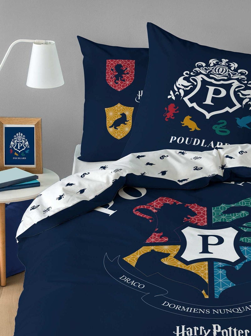 Juego de cama individual 'Harry Potter' azul marino - Kiabi