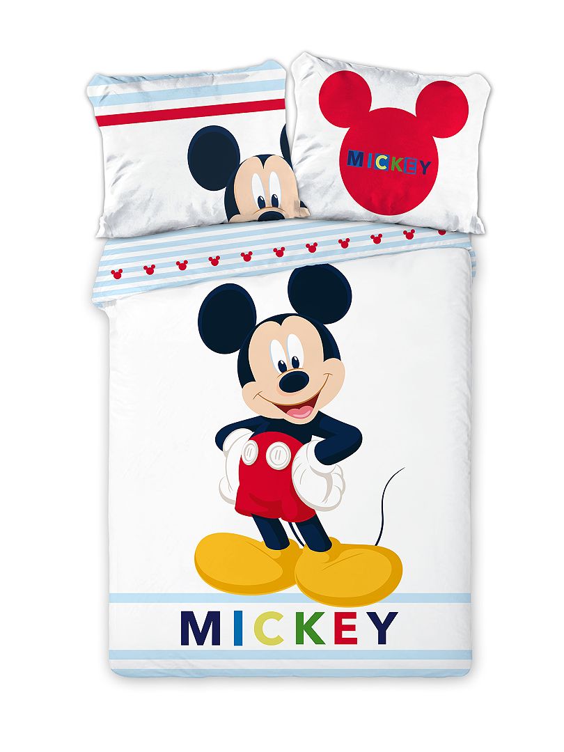 Juego de cama individual 'Mickey' blanco - Kiabi