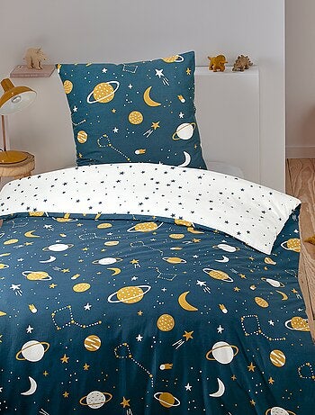 Juego de cama individual reversible