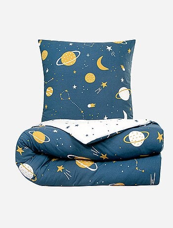 Juego de cama individual reversible