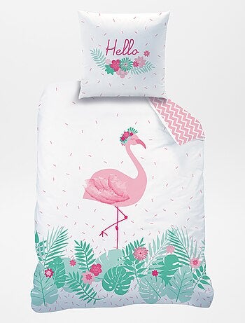 Juego de cama individual reversible