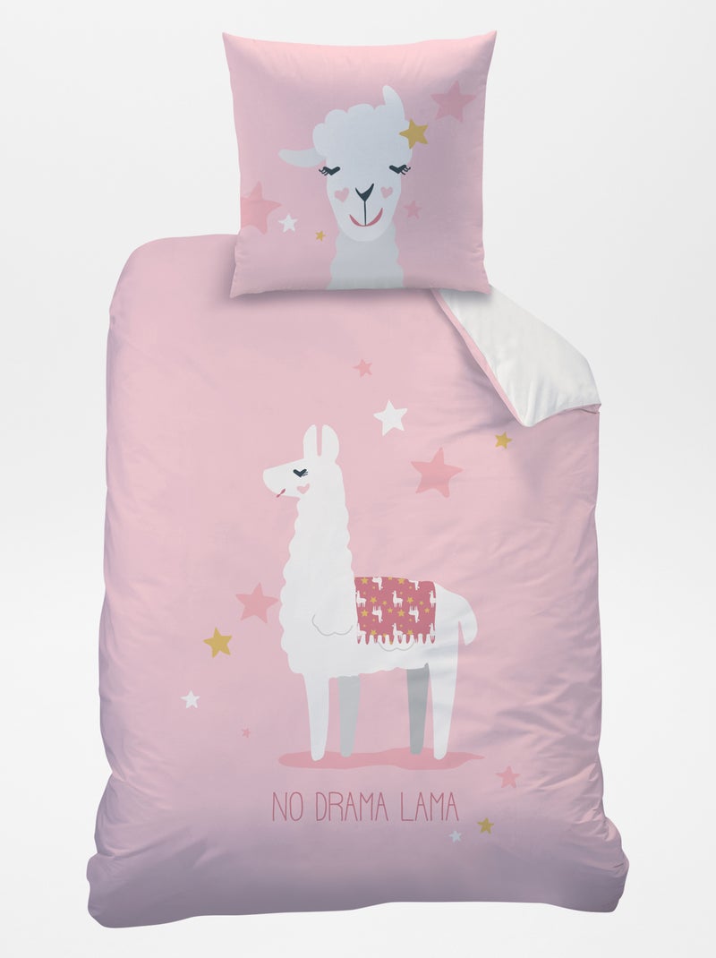 Juego de cama individual reversible BLANCO - Kiabi