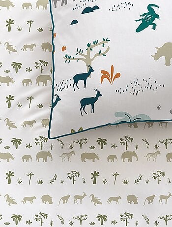 Juego de cama individual reversible