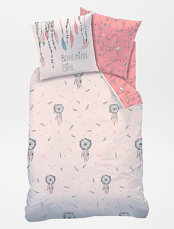 Juego de cama individual reversible