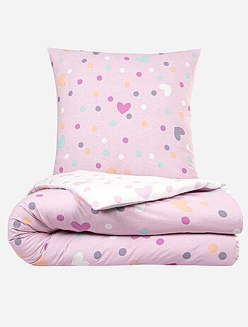 Juego de cama individual reversible