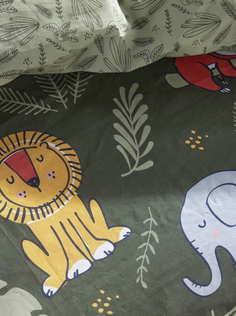 Juego de cama individual 'selva' KAKI - Kiabi