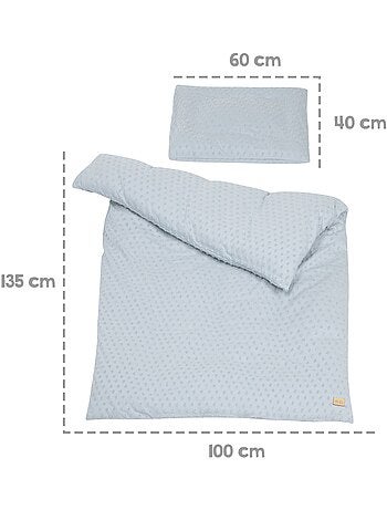 Juego de cama infantil - funda nórdica + funda de almohada en algodón orgánico 'Roba lil planet'