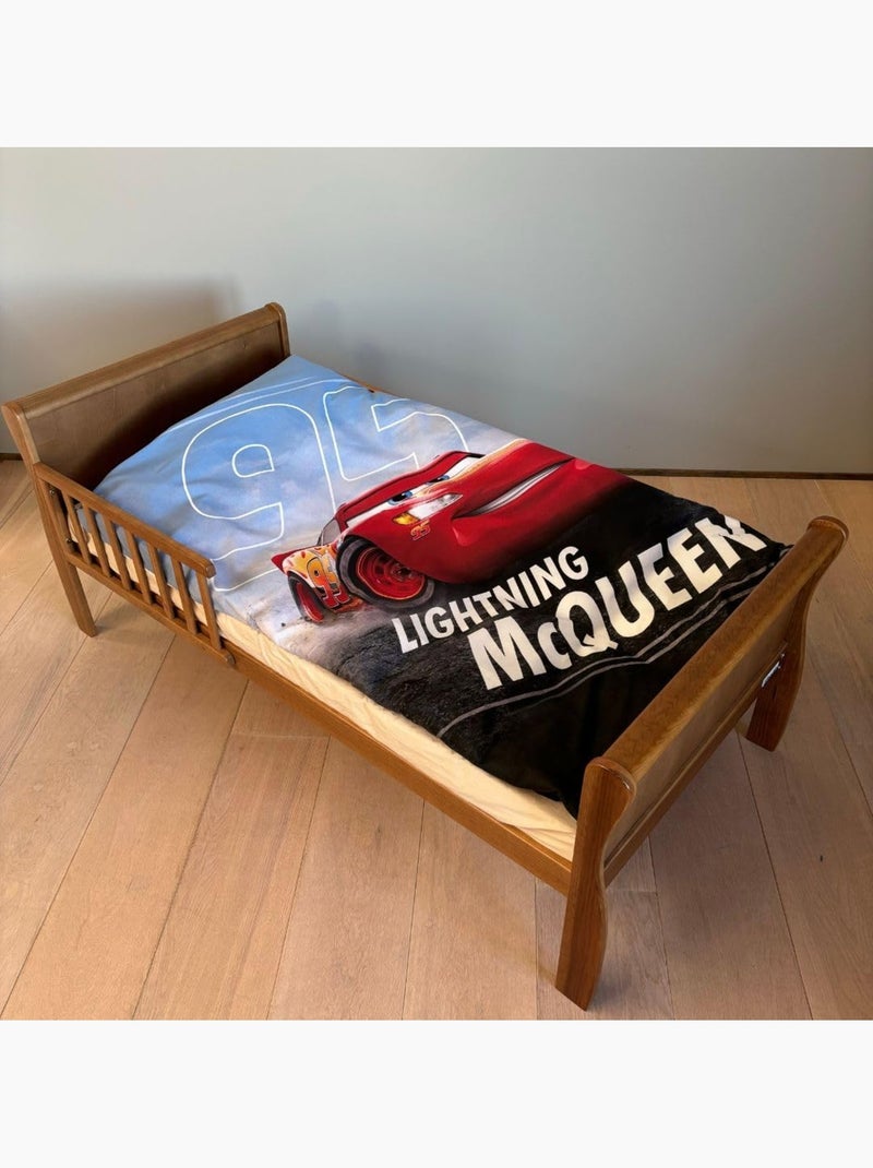 Juego de cama infantil Cars con Lightning McQueen fosforescente reversible – 100% algodón Azul gris - Kiabi