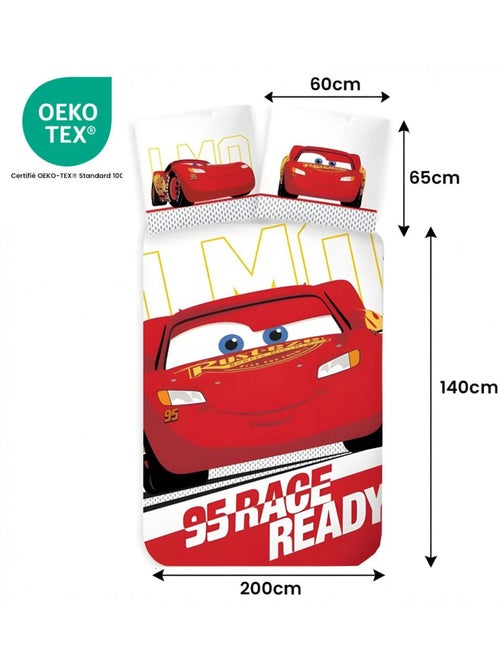 Juego de cama infantil Cars con Rayo McQueen – 100% algodón - Kiabi