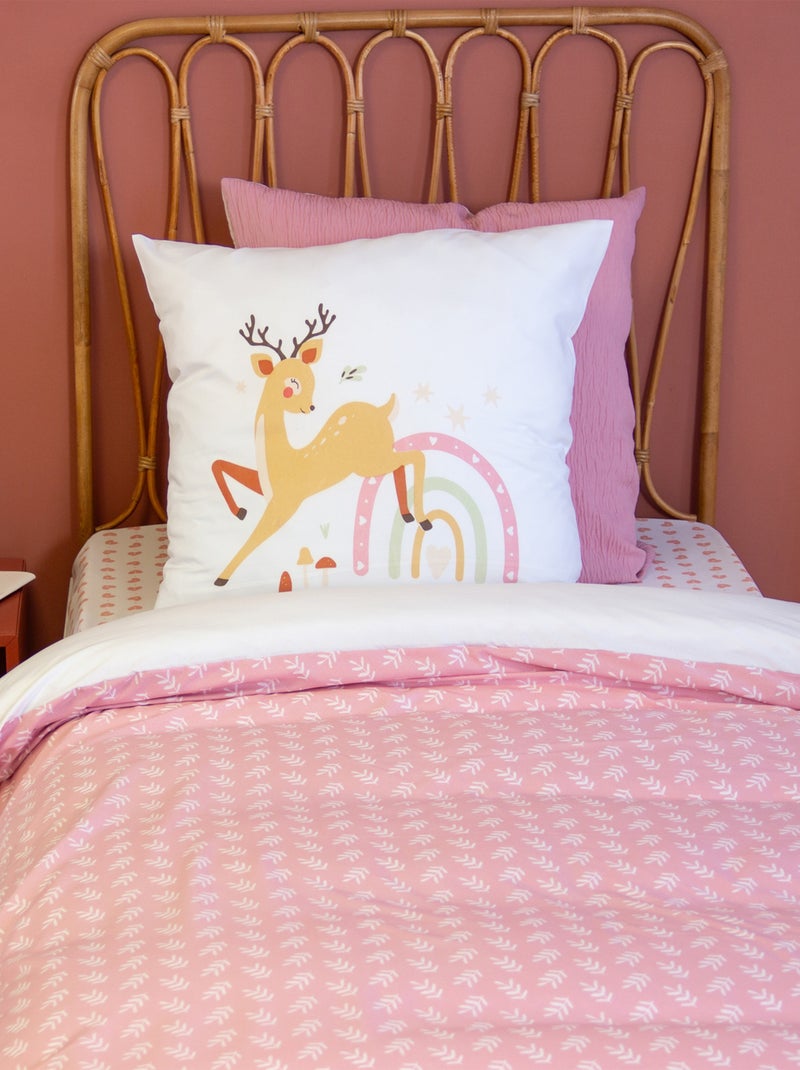 Juego de cama infantil cierva y bosque Blanco - Kiabi
