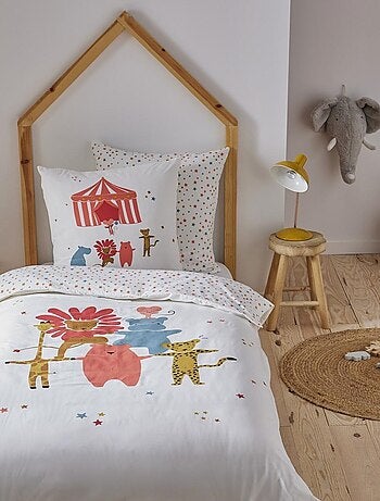 Juego de cama infantil con animales del circo