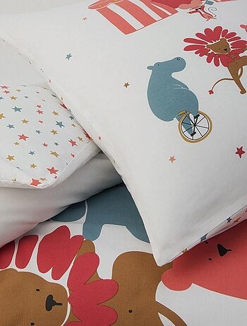 Juego de cama infantil con animales del circo
