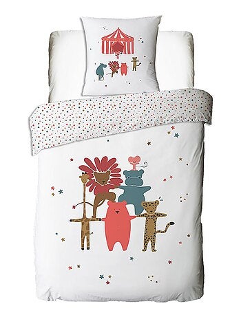 Juego de cama infantil con animales del circo