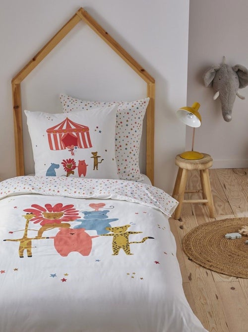 Juego de cama infantil con animales del circo - Kiabi