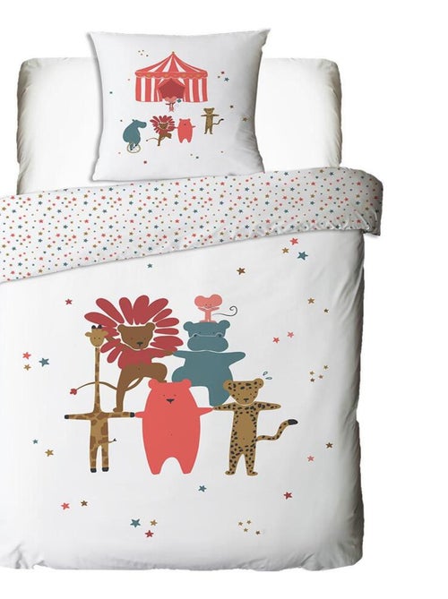Juego de cama infantil con animales del circo - Kiabi