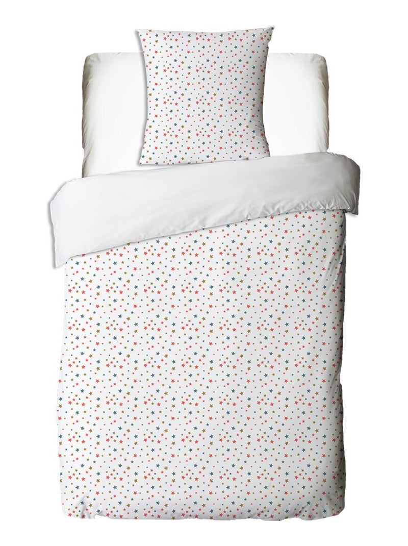 Juego de cama infantil con animales del circo Blanco - Kiabi