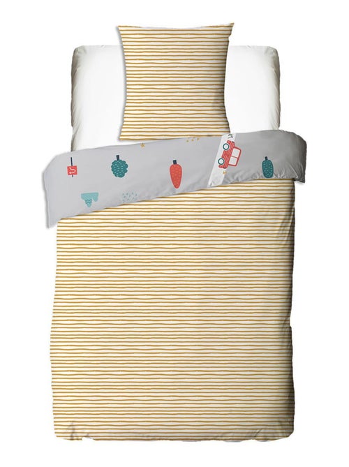 Juego de cama infantil con motivos de coches de carreras - Kiabi