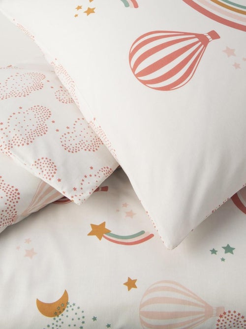 Juego de cama infantil de algodón estampado con arcoíris - Kiabi