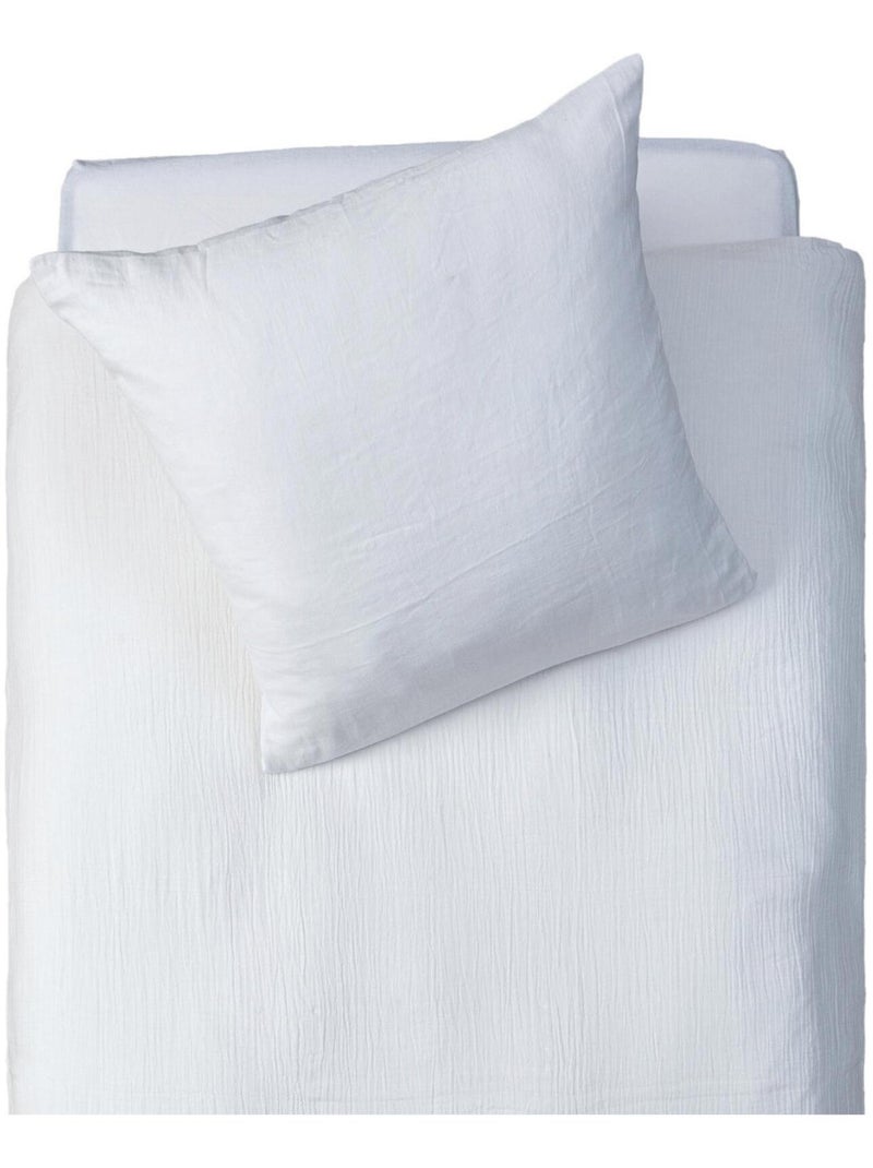 Juego de cama infantil de gasa de algodón Blanco - Kiabi
