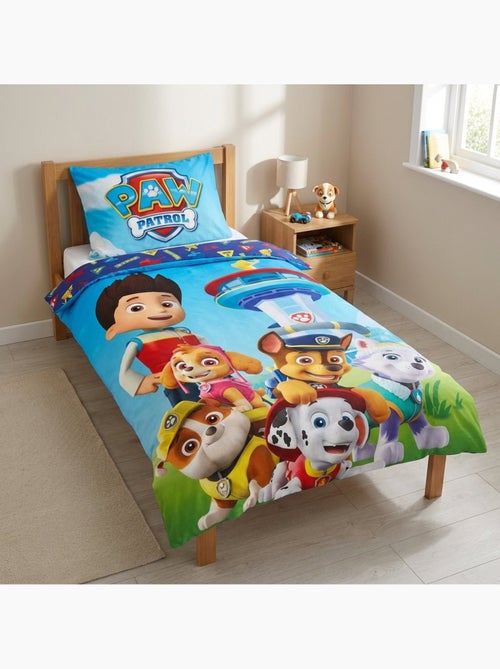 Juego de cama infantil de la Patrulla Canina con Chase, Skye, Marshall y Rubble reversible - Kiabi Juego de cama infantil de la Patrulla Canina con Chase, Skye, Marshall y Rubble reversible - Kiabi