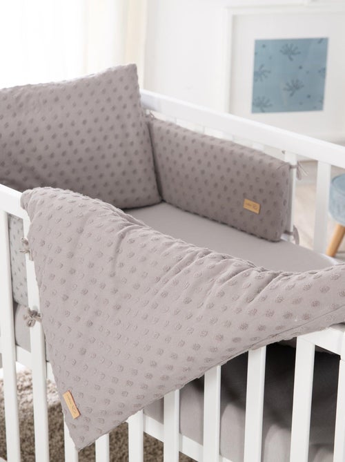 Juego de cama infantil en algodón orgánico - funda nórdica + funda + sábana + protector de cuna - Kiabi