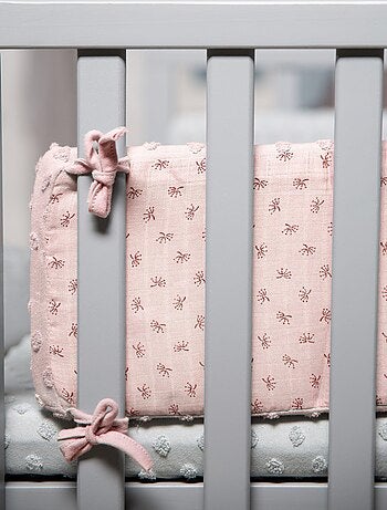 Juego de cama infantil en algodón orgánico - funda nórdica + funda + sábana + protector de cuna
