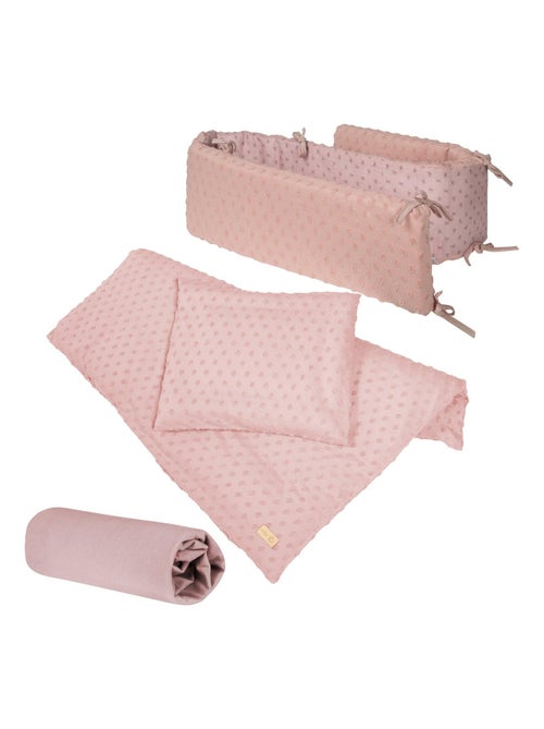 Juego de cama infantil en algodón orgánico - funda nórdica + funda + sábana + protector de cuna - Kiabi