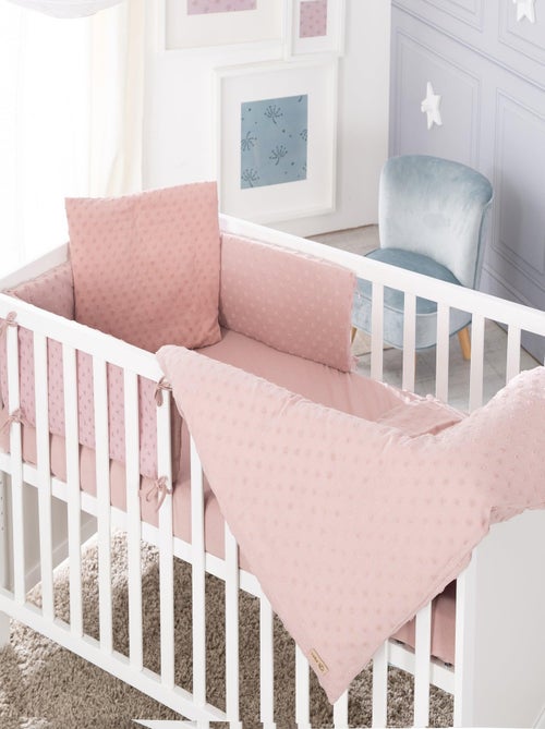 Juego de cama infantil en algodón orgánico - funda nórdica + funda + sábana + protector de cuna - Kiabi
