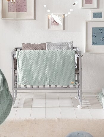 Juego de cama infantil en algodón orgánico - funda nórdica + funda + sábana + protector de cuna