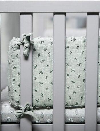 Juego de cama infantil en algodón orgánico - funda nórdica + funda + sábana + protector de cuna