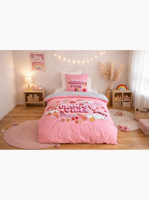 Juego de cama infantil Groovy Vibes - Kiabi Juego de cama infantil Groovy Vibes - Kiabi