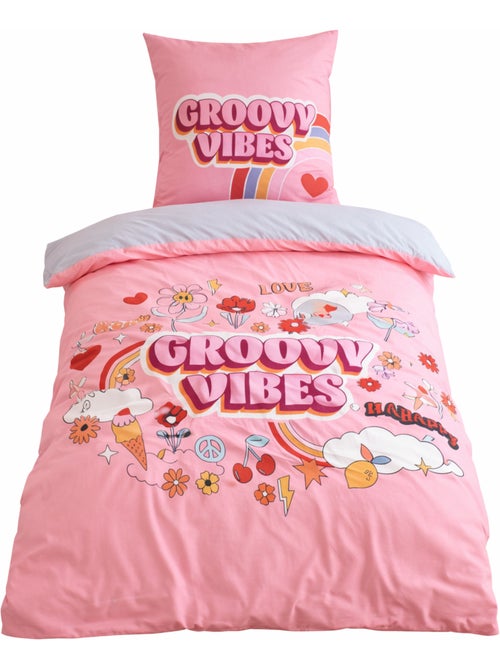 Juego de cama infantil Groovy Vibes - Kiabi Juego de cama infantil Groovy Vibes - Kiabi