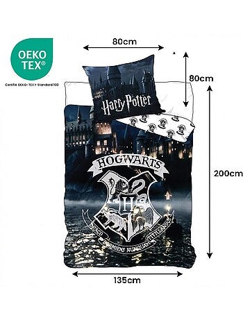 Juego de cama infantil Harry Potter reversible – 100% algodón