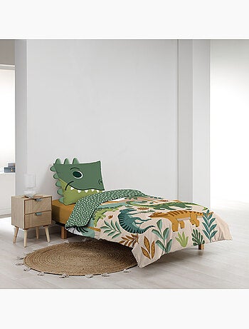 Juego de cama infantil kidino 140 x 200 cm – algodón 42 hilos – dinosaurios