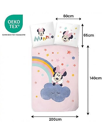 Juego de cama infantil Minnie reversible – 100% algodón