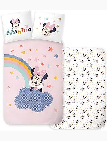 Juego de cama infantil Minnie reversible – 100% algodón