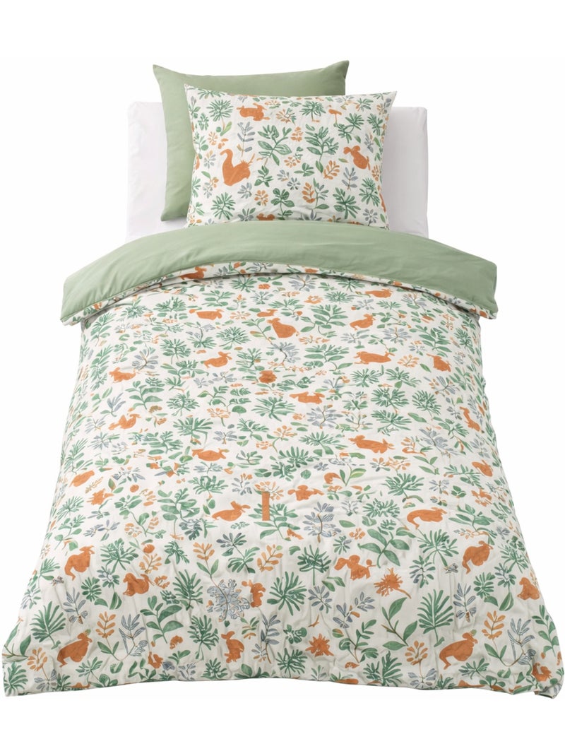 Juego de cama infantil, Pierrot, algodón Verde - Kiabi
