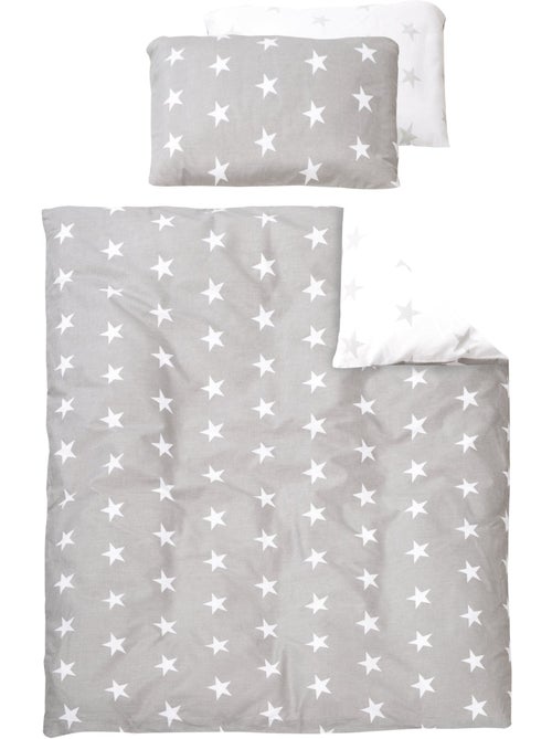 Juego de cama infantil reversible - funda nórdica + funda de almohada en algodón Roba little stars - Kiabi
