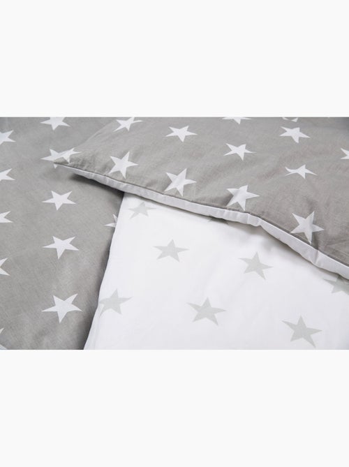 Juego de cama infantil reversible - funda nórdica + funda de almohada en algodón Roba little stars - Kiabi