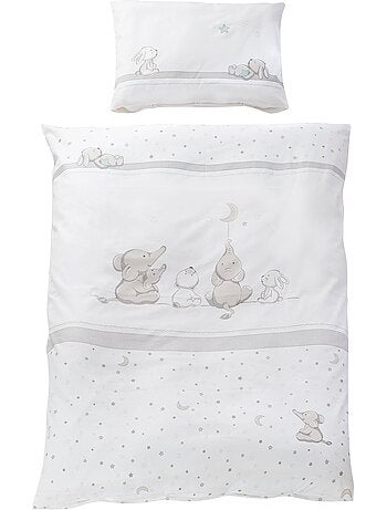 Juego de cama infantil reversible - Funda nórdica + funda de almohada en algodón Roba sternenzauber